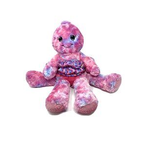 Build a Bear Octopus Octo Pink Stuffed Plush Toy Sparkle 17" w/ Tutu